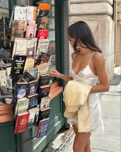 Sexy Lace V-neck Dress - Image 5
