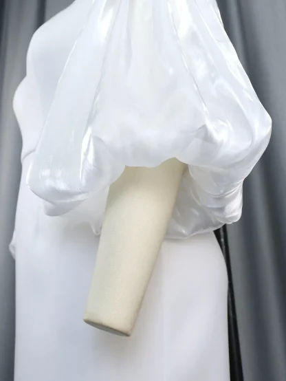 Off Shoulder Lantern Sleeve Dress - Image 6