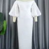 Off Shoulder Lantern Sleeve Dress - Image 2