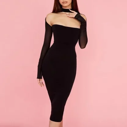 Double Layered Mesh White Dresses - Image 6