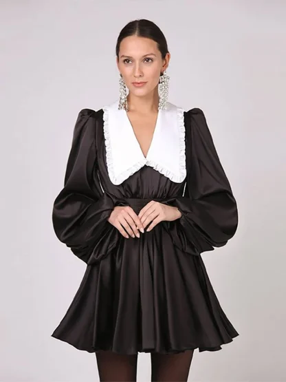Elegant Chic Vintage-style White Dress - Image 5