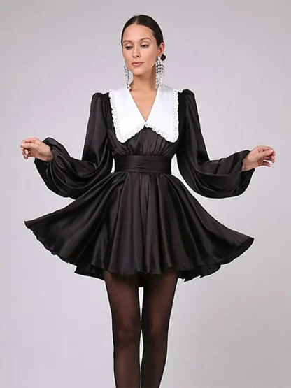 Elegant Chic Vintage-style White Dress - Image 6