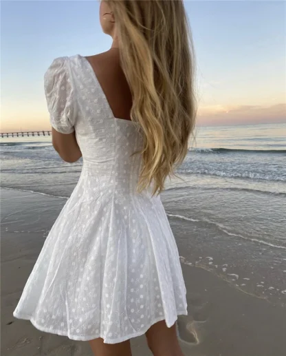 Sexy Lace-up Mini Dress - Image 5
