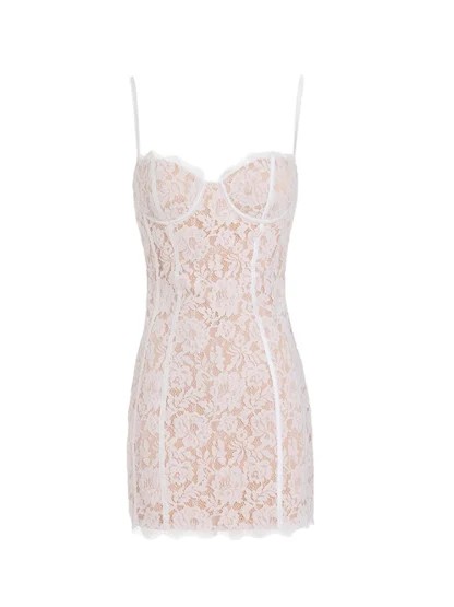 Spaghetti Strap Lace Sexy Dress - Image 5