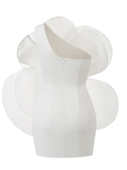 Big Elegant Flower Evening Dress - Image 5