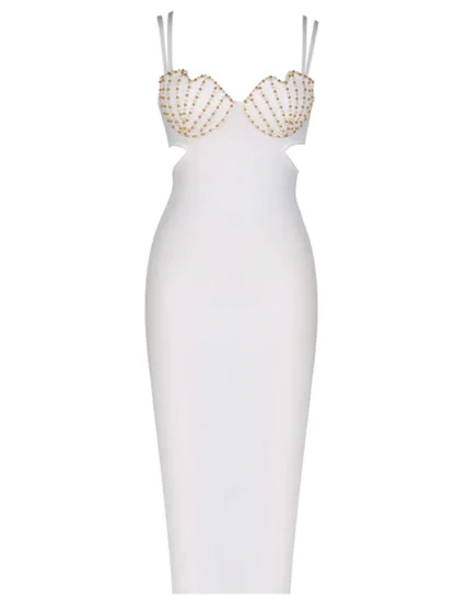 Elegant Seashells Cutout Dresses - Image 4