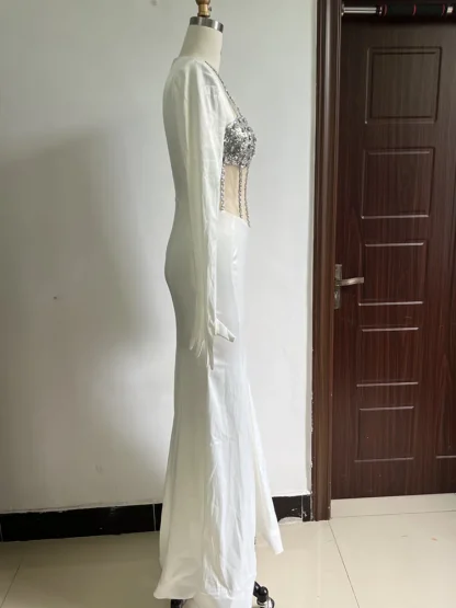 Luxury Sexy Sequins Evening Dress - Image 3