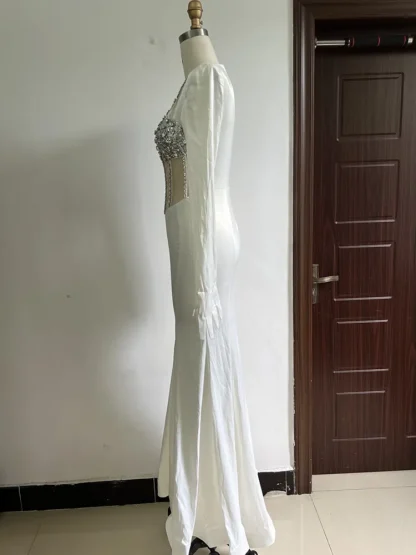 Luxury Sexy Sequins Evening Dress - Image 4