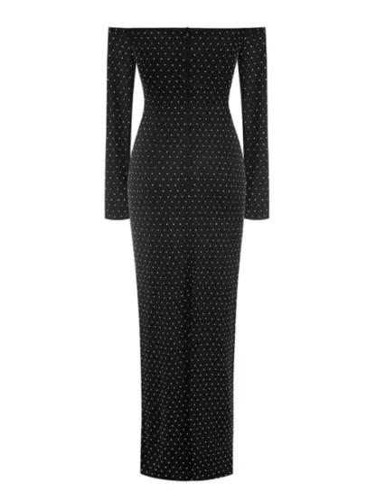 Off-shoulder Cutout Maxi Dresses - Image 6
