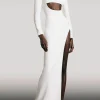 Sexy Cutout High Split Maxi Dresses - Image 3