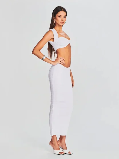 Sexy Waist Cutout Bandage Dresses - Image 3