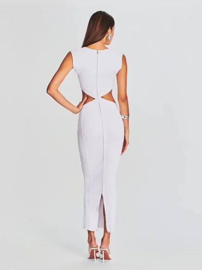 Sexy Waist Cutout Bandage Dresses - Image 4