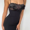 3D Floral Lace Mini Dresses - Image 6