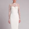 Long Sleeve Lace White Dresses
