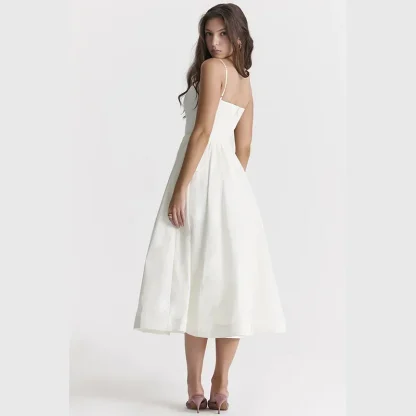 Casual A-line White Dresses - Image 3