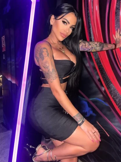 Sexy Bandage Cutout Dresses Set - Image 6