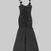 3D Flower Strap Maxi Dresses - Image 4
