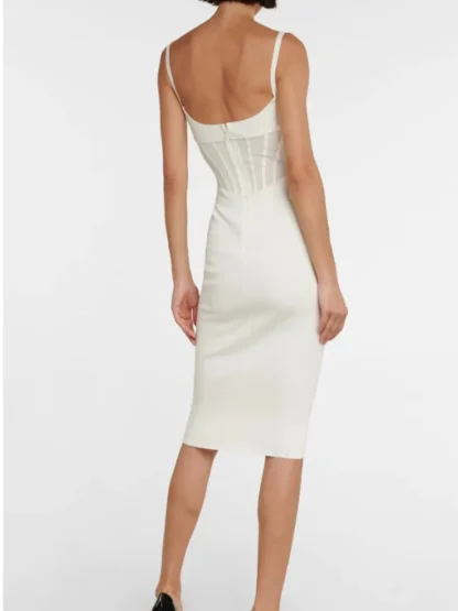 Sexy Bodycon Mesh Cutout Dresses - Image 6