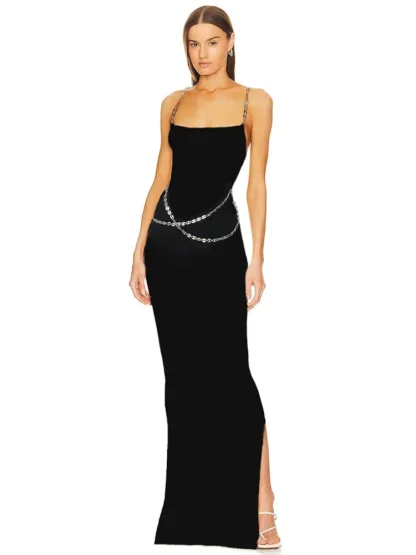 Luxury Chain Strap Bodycon Dresses - Image 3