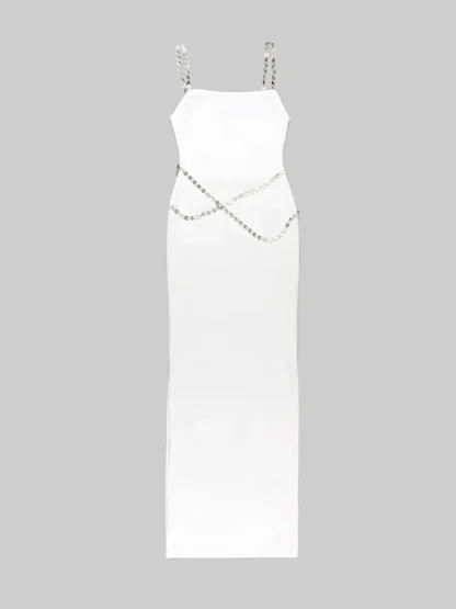 Luxury Chain Strap Bodycon Dresses - Image 6