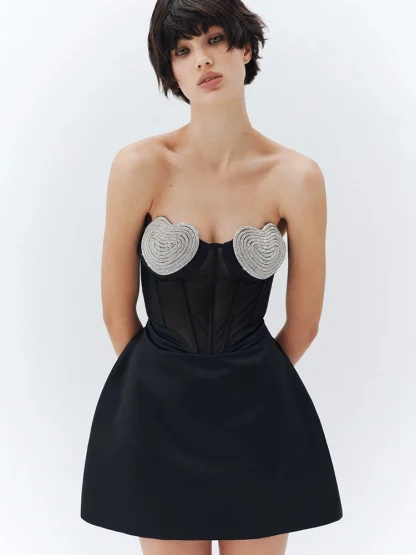 Strapless Diamond-like Dresses - Image 3