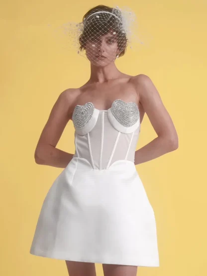 Strapless Diamond-like Dresses