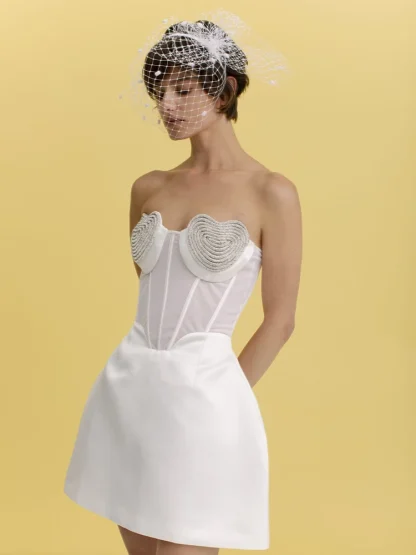Strapless Diamond-like Dresses - Image 2